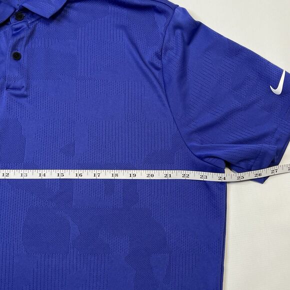 Nike Men's Dri-Fit Tour Jacquard Golf Polo Shirt Size XL Blue DV7528-430 - Picture 11 of 12